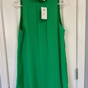 Tyche Emerald Textured Shift Dress